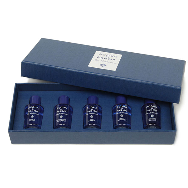 5本セット待望の再入荷 Acqua Di Parma アクアディパルマ 香水 フレグランス セット Blu Mediterraneo Arancia Bergamotto Chinotto Fico Mirto オードトワレ Acqua Di Parma 菅原靴店