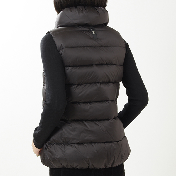 Add エーディーディー ダウン ベスト ナイロン Waw551 ブラック Add 菅原靴店