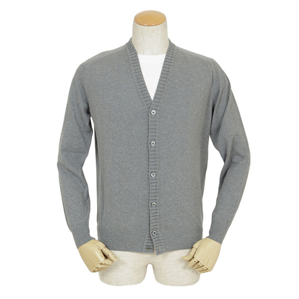 Cruciani クルチアーニ メンズ カーディガン ニット コットン Ju1122 Z0136 グレー Cruciani 菅原靴店