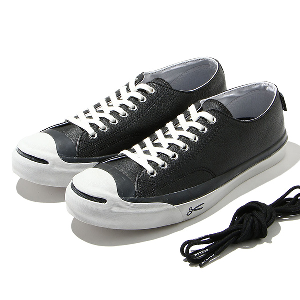 Denham Converse デンハム コンバース Jack Purcell ジャックパーセル メンズ スニーカー ローカット レースアップ 01 21 07 85 010 Leather Jack Purcell Rh Dh 1cl873 Black Denham 菅原靴店