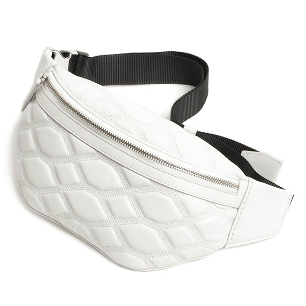 Falorni ファロルニ ボディバッグ キルティング レザー ナッパ 916u ホワイト Falorni 菅原靴店