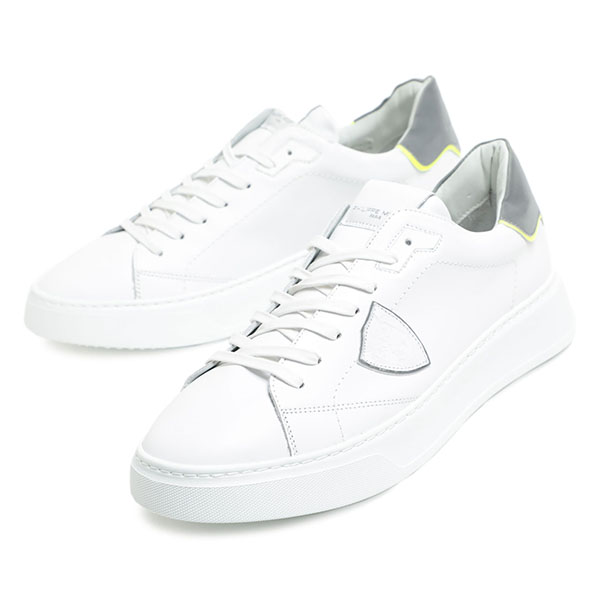Philippe Model フィリップモデル メンズ スニーカー コートスニーカー 厚底 レザー Btlu Vf01 ホワイト Philippe Model 菅原靴店