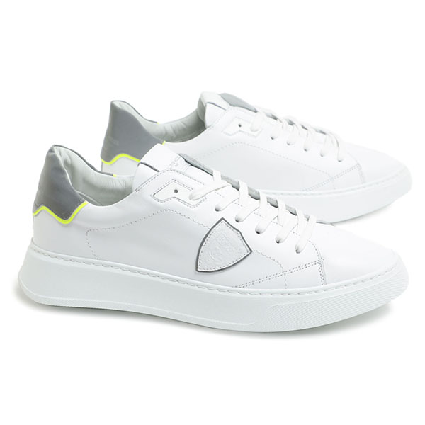 Philippe Model フィリップモデル メンズ スニーカー コートスニーカー 厚底 レザー Btlu Vf01 ホワイト Philippe Model 菅原靴店