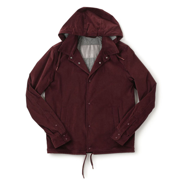 Herno ヘルノ メンズ コーチジャケット ブルゾン コーデュロイ Gi005ur ボルドー Herno 菅原靴店
