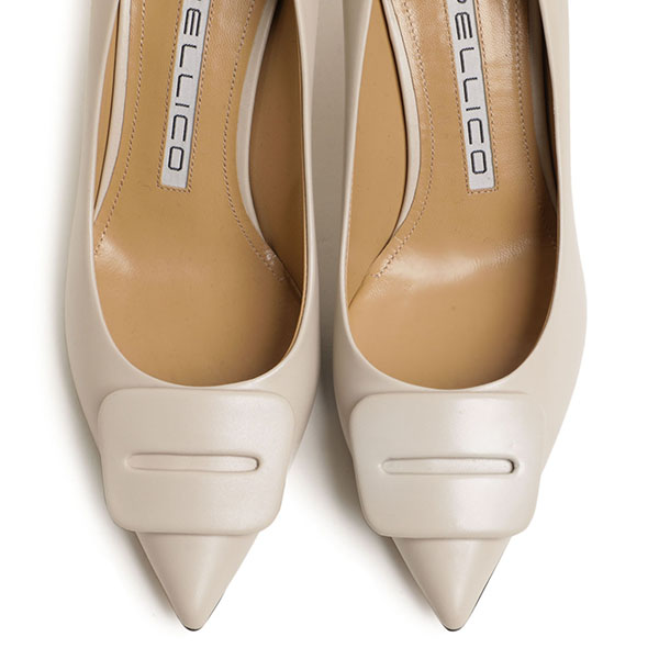 Pellico ペリーコ パンプス レザー Anelli Fibbia Anima 0035 オフホワイト Pellico 菅原靴店